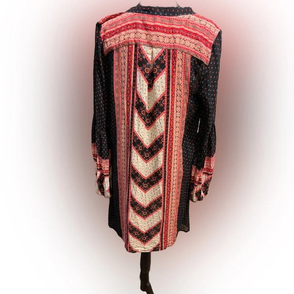 Free People Peacemaker Dress, Black Combo, Small, EUC - Picture 8 of 13